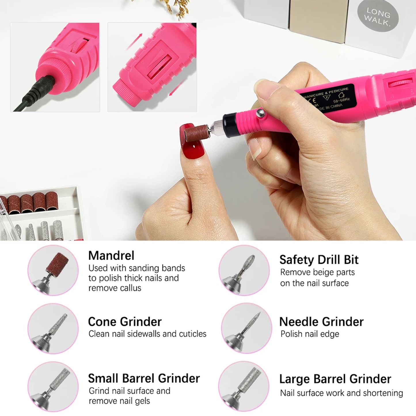 Perceuse à ongles électrique