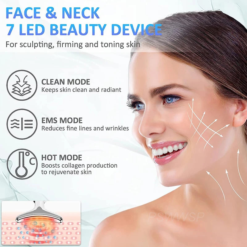 Appareil de Massage Facial et Cou : Soin de la Peau, Lifting et Raffermissement