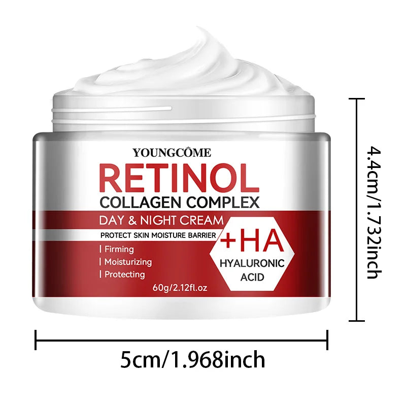 Crème hydratante au collagène de rétinol, soin du visage, nourrit en profondeur, adaptée aux peaux sèches et rugueuses, crème anti-âge