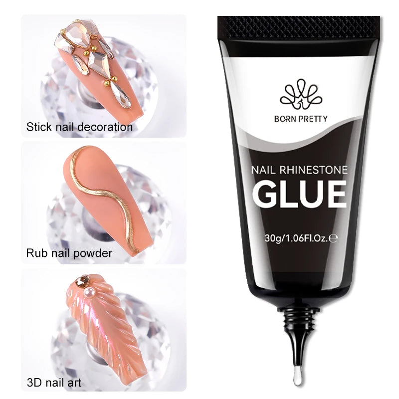 Gel de Construction UV Laiteux - Extension et Renforcement des Ongles