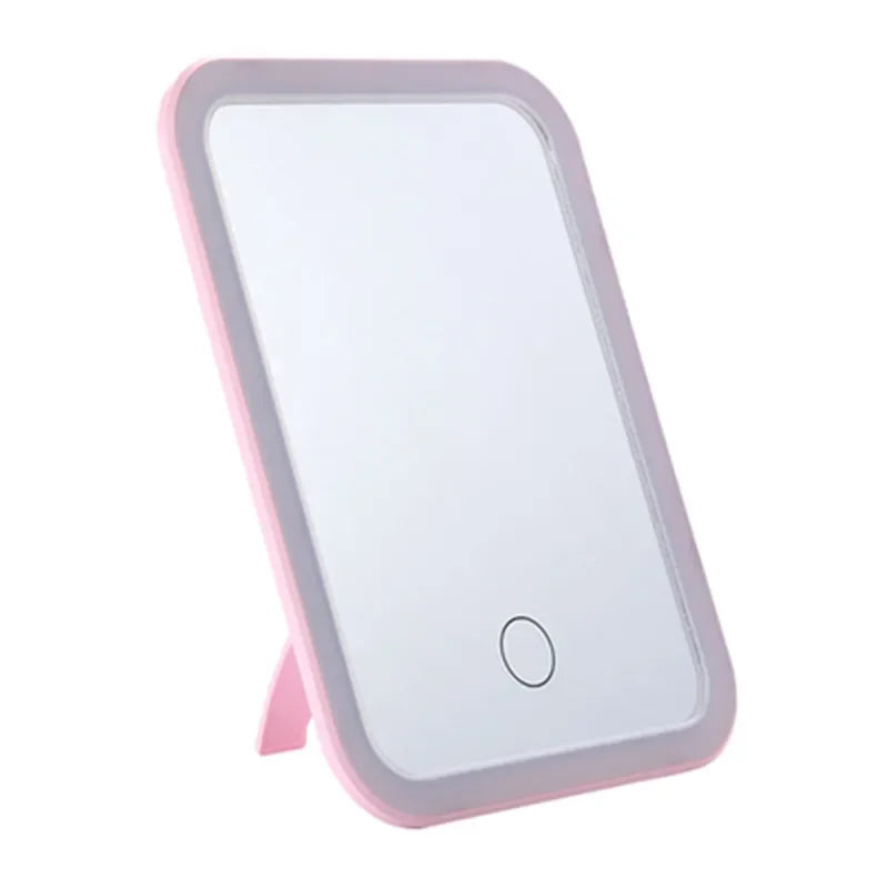 Miroir de Maquillage Pliable à Écran Tactile LED