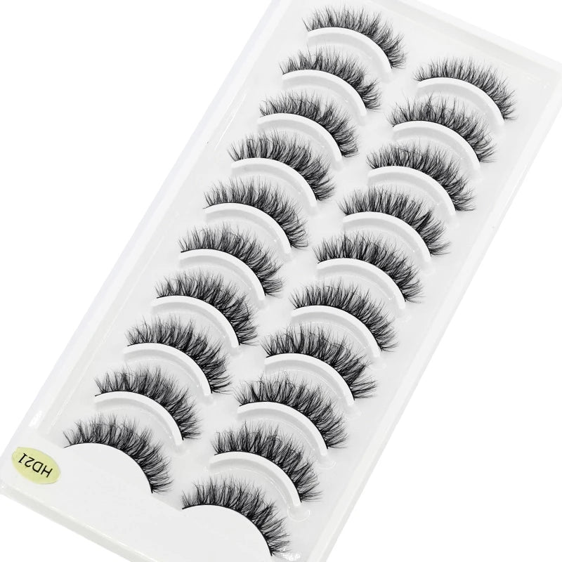 Cils Longs - 10 Paires