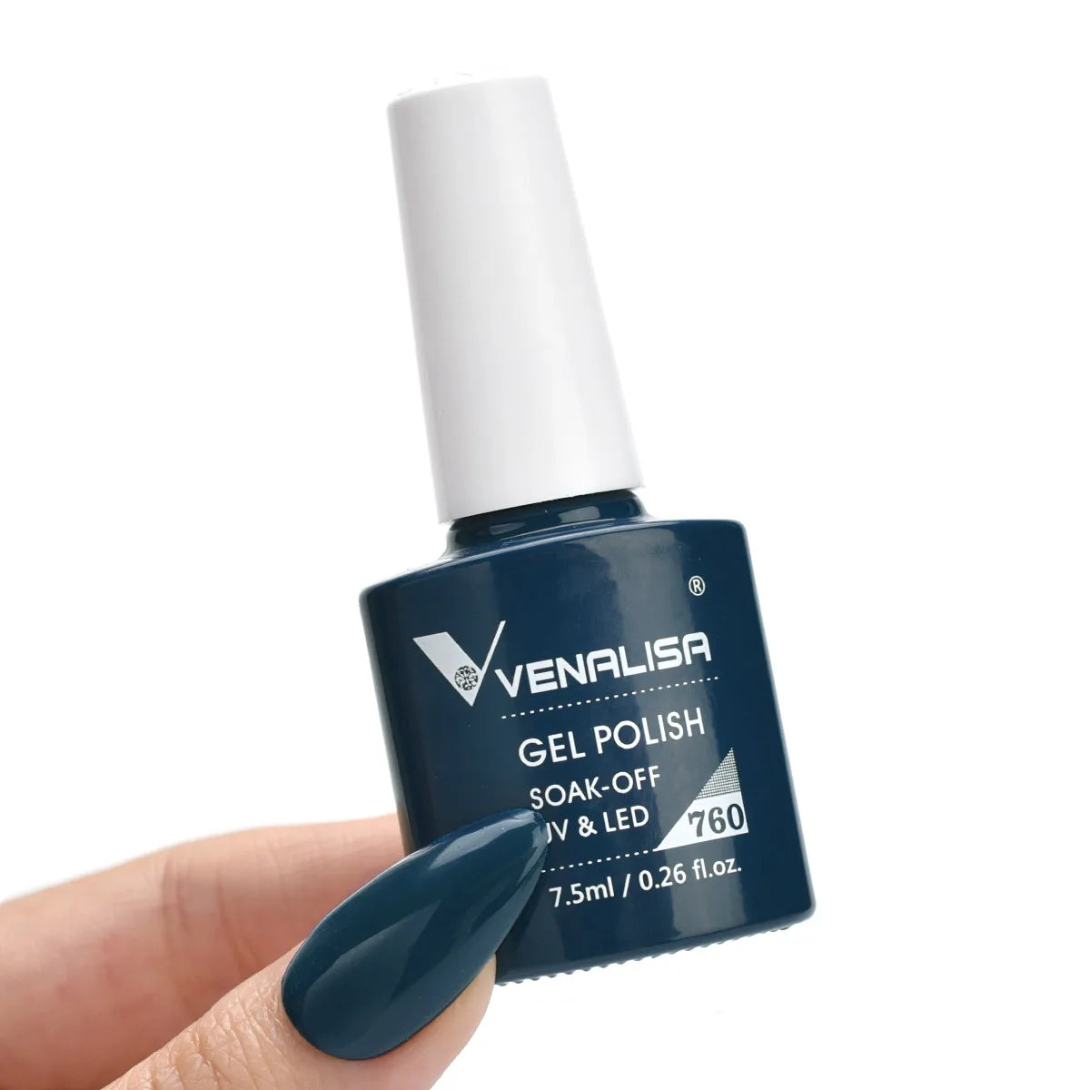 VENALISA – Vernis à Ongles Gel Semi-Permanent 7,5 ml, 120 Couleurs, UV/LED, Effet Paillettes, Formule Organique et Facile à Dissoudre