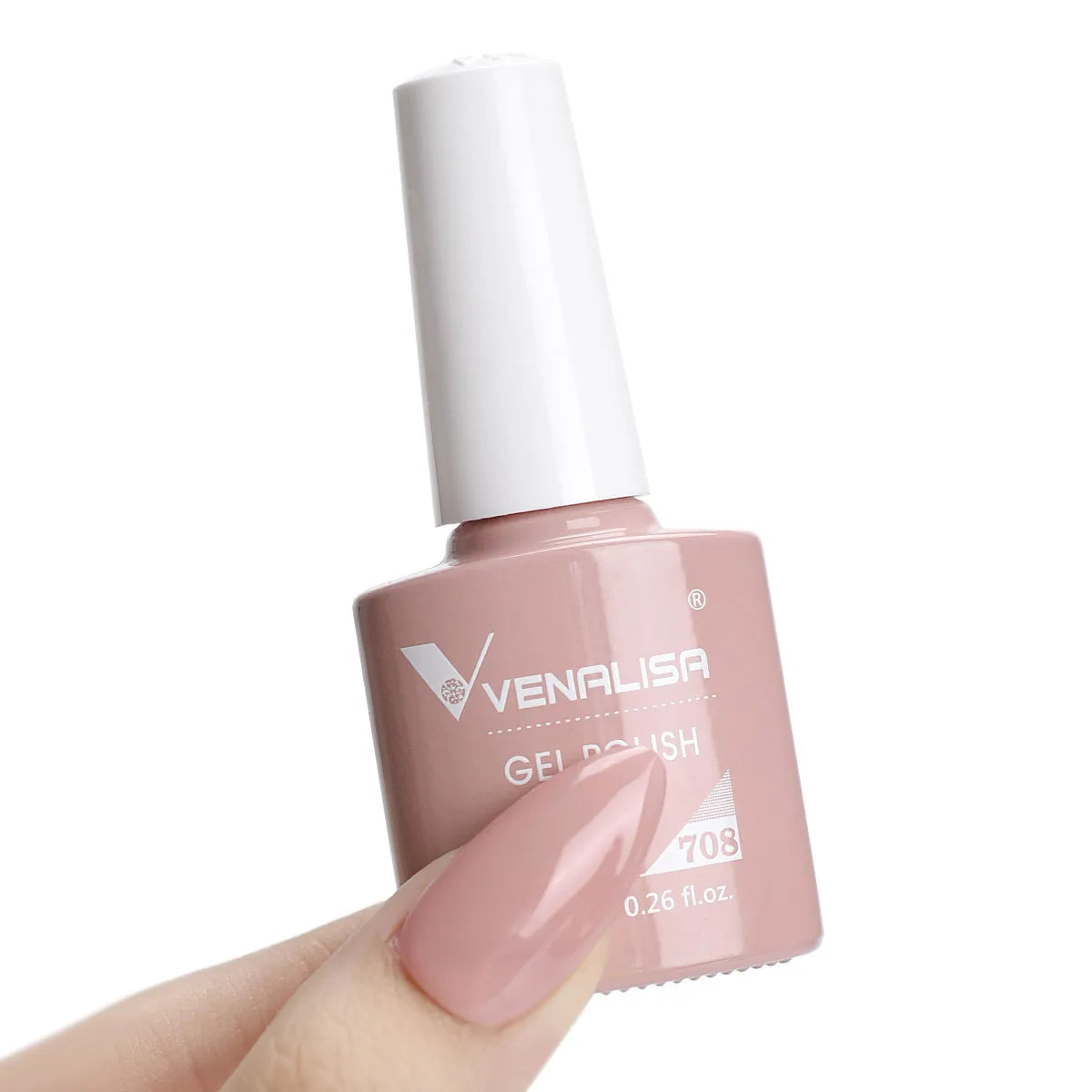 VENALISA – Vernis à Ongles Gel Semi-Permanent 7,5 ml, 120 Couleurs, UV/LED, Effet Paillettes, Formule Organique et Facile à Dissoudre